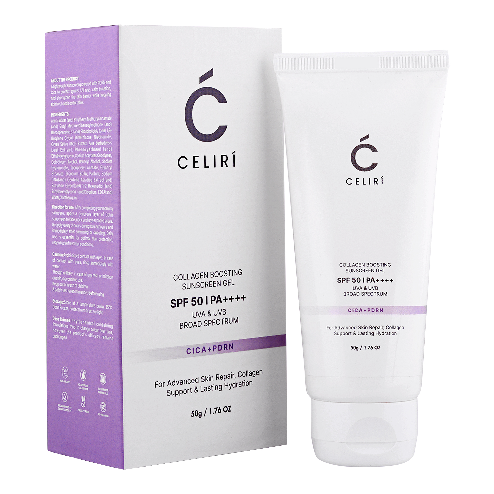 CICA + PDRN Sunscreen Gel